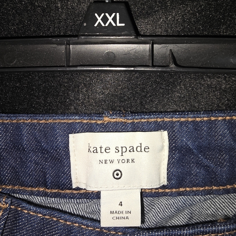 Kate Spade Women's Blue Straight Jeans - Picture 2 of 5